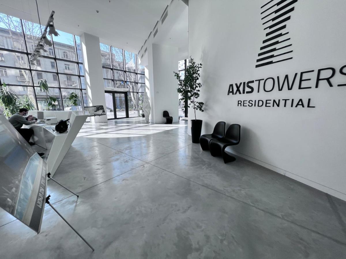 Apartment In Axis Towers, Tbilisi Business Center Dış mekan fotoğraf